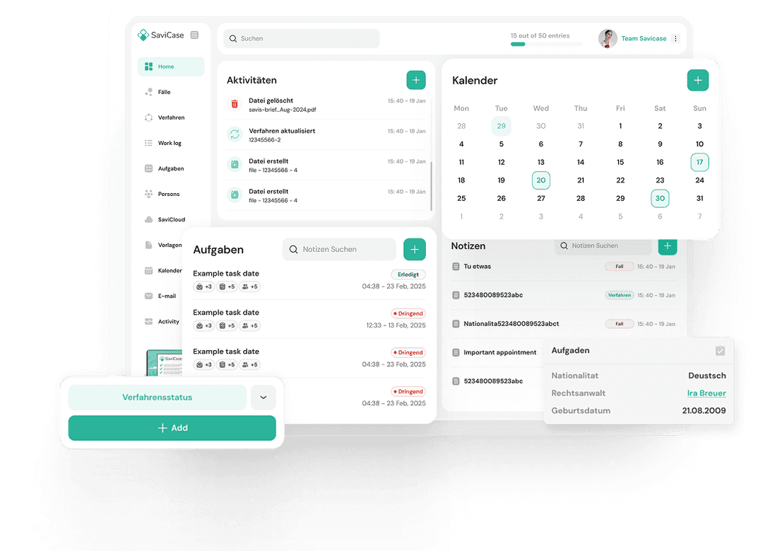 SaviCase Plattform